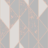 Milan Geo Wallpaper - Rose Gold - by Superfresco. Click for more details and a description.