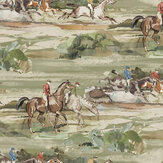 Morning Gallop Wallpaper - Antique - by Mulberry Home. Click for more details and a description.