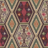 Buckland Wallpaper - Red / Plum - by Mulberry Home. Click for more details and a description.