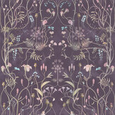 Papier peint The Wild Flower Garden - Ombre nocturne - The Chateau by Angel Strawbridge. Cliquez pour en savoir plus et lire la description.