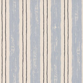 Painters Stripe Wallpaper - Blue - by Barneby Gates. Click for more details and a description.