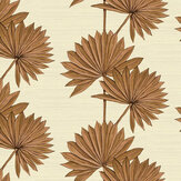 Palmetto Wallpaper - Caramel - by Wear The Walls. Click for more details and a description.