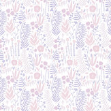 Pastel woodland Wallpaper - Purple - by Albany. Click for more details and a description.