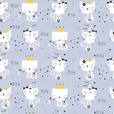 Meow Wallpaper - Grey - by Albany. Click for more details and a description.