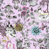 Woodland whimsy Wallpaper - Pink - by Albany. Click for more details and a description.