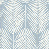 Athena Palm Wallpaper - Hampton Blue - by Etten. Click for more details and a description.