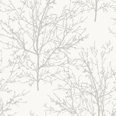 Papier peint Winter branches - Gris perle - Etten. Cliquez pour en savoir plus et lire la description.