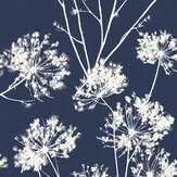 Papier peint Dandelion Fields - Bleu marine - Etten. Cliquez pour en savoir plus et lire la description.