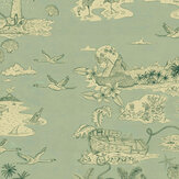 Castaway Wallpaper - Sage - by Wear The Walls. Click for more details and a description.