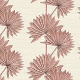 Palmetto Wallpaper - Rosa - by Wear The Walls. Click for more details and a description.