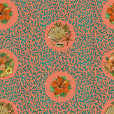 Treath Wallpaper - Clementine - by Wear The Walls. Click for more details and a description.