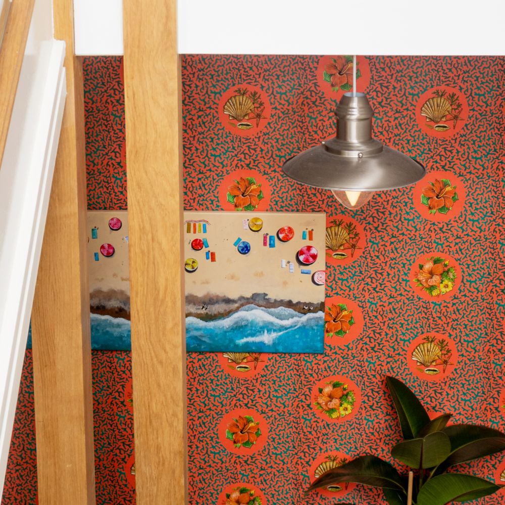 Treath Wallpaper - Clementine - by Wear The Walls