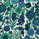 Utopia Wallpaper - Sapphire - by Wear The Walls. Click for more details and a description.