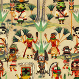 Hopi Spirit Mural - Taupe - by Mind the Gap. Click for more details and a description.