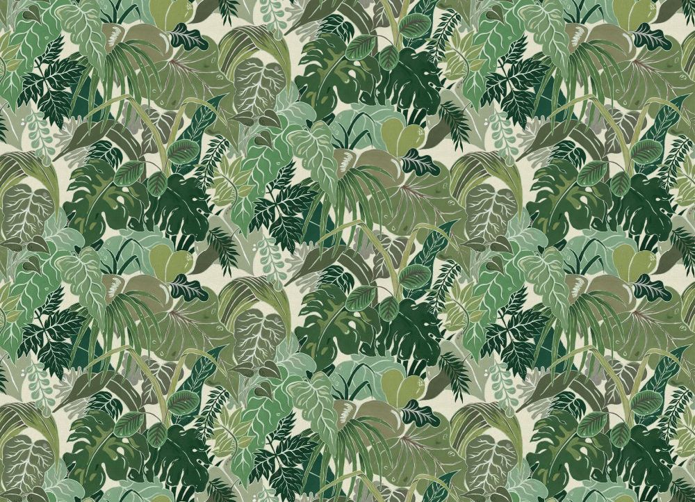 Serendipity Fabric - Jade Green - by Wear The Walls
