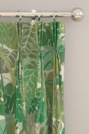 Serendipity Curtains - Jade Green - by Wear The Walls. Click for more details and a description.