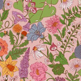Bloom Fabric - Flamingo Pink - by Wear The Walls. Click for more details and a description.