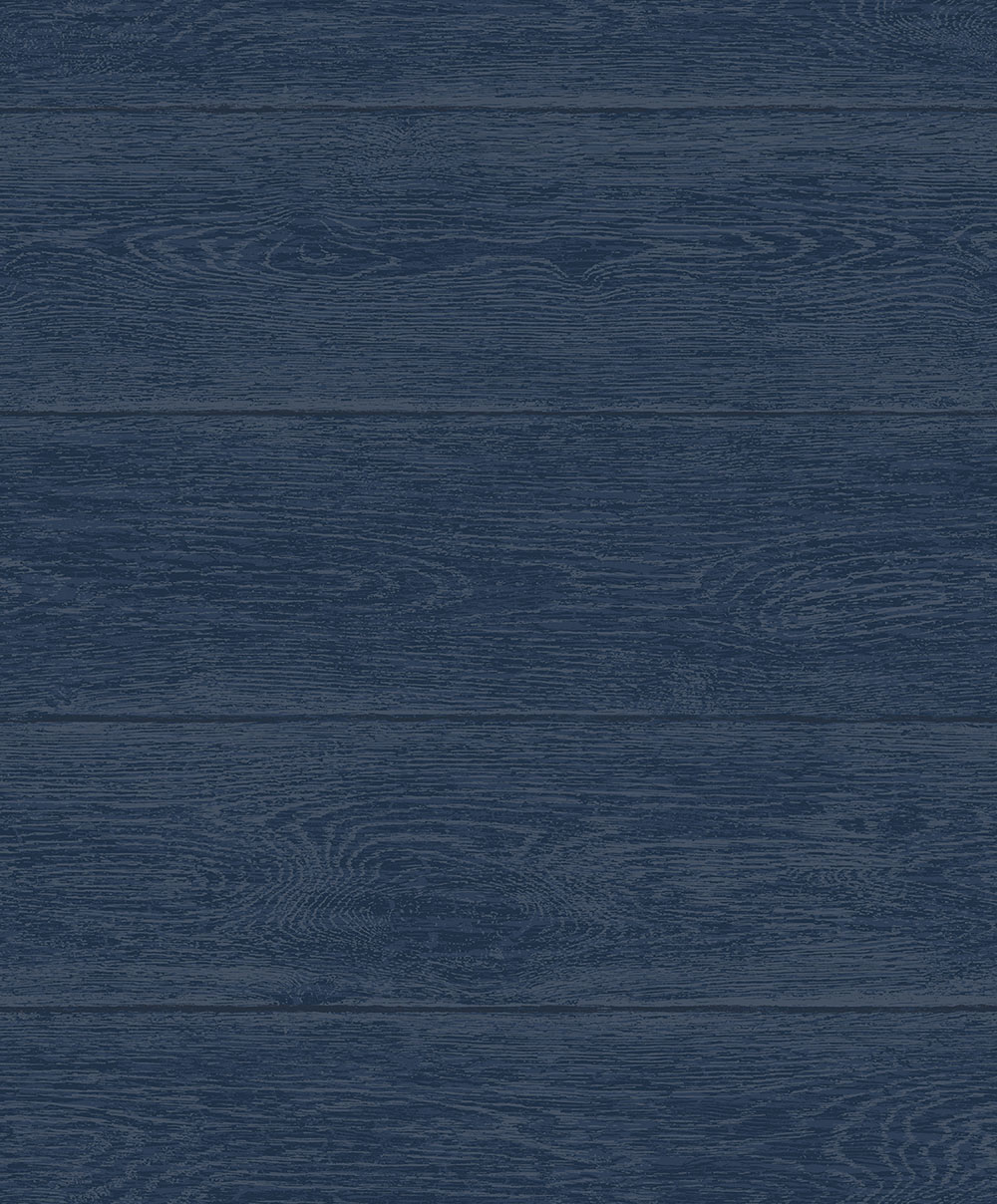 Plank Wallpaper - Blue - by NextWall