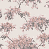 Tree Wallpaper - Pink - by Crown. Click for more details and a description.