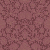 Damask Wallpaper - Red - by Crown. Click for more details and a description.