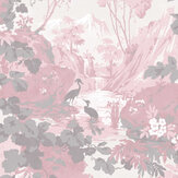 Tranquil Wallpaper - Pink - by Crown. Click for more details and a description.