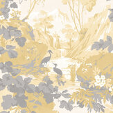 Tranquil Wallpaper - Yellow - by Crown. Click for more details and a description.