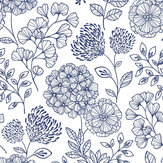 Ada Wallpaper - Blue - by Scott Living. Click for more details and a description.