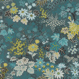 Spring Floral Wallpaper - Blue - by Albany. Click for more details and a description.
