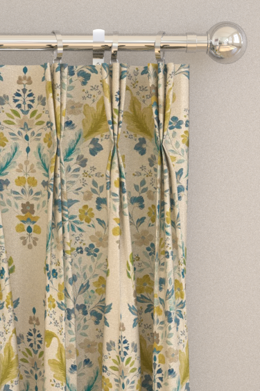 Gawthorpe Curtains - Mineral/ Linen - by Studio G. Click for more details and a description.