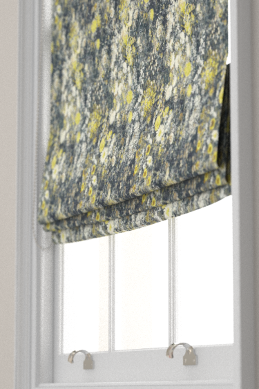 Rosedene Blind - Charcoal/ Chartreuse - by Studio G. Click for more details and a description.