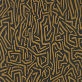 Melodic Wallpaper - Gold/Black Earth - by Harlequin. Click for more details and a description.