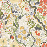 Ann Wallpaper - White/Yellow - by Galerie. Click for more details and a description.