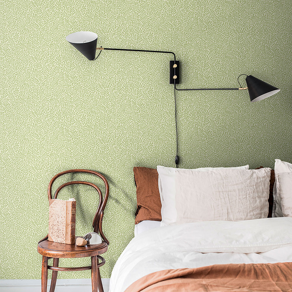 Anna Wallpaper - Light green - by Galerie