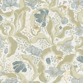 Bodri Wallpaper - Blue - by Galerie. Click for more details and a description.