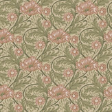 Esther Wallpaper - Green - by Galerie. Click for more details and a description.