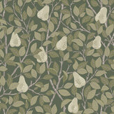 Pirum Wallpaper - Green - by Galerie. Click for more details and a description.
