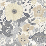 Victoria Wallpaper - White - by Galerie. Click for more details and a description.