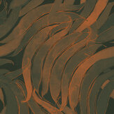 Crop Fossils Wallpaper - Terracotta - by Coordonne. Click for more details and a description.