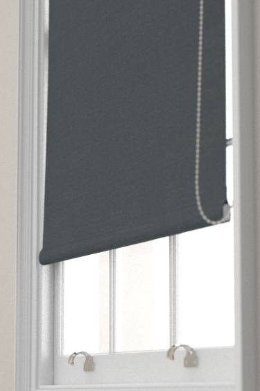 Lazio Blind - Charcoal - by Clarke & Clarke. Click for more details and a description.