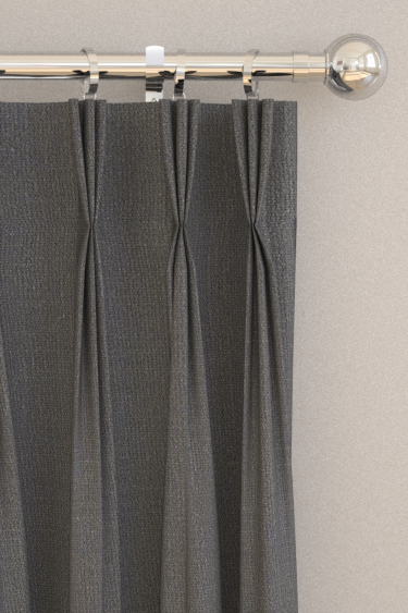 Lazio Curtains - Graphite - by Clarke & Clarke. Click for more details and a description.
