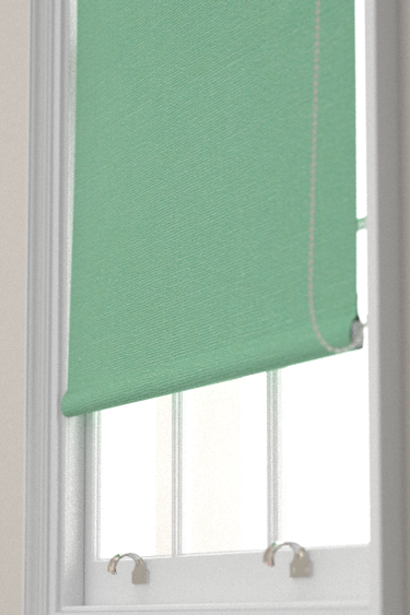 Lazio Blind - Emerald green - by Clarke & Clarke. Click for more details and a description.