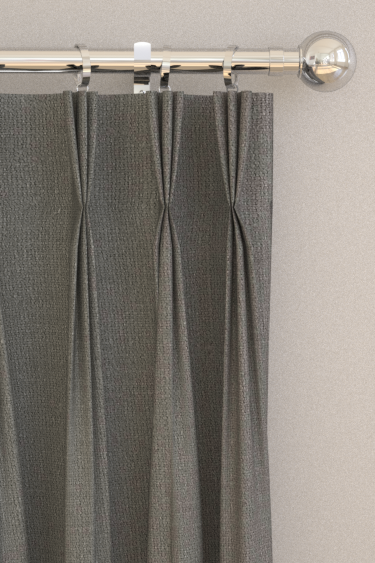 Lazio Curtains - Steel - by Clarke & Clarke. Click for more details and a description.