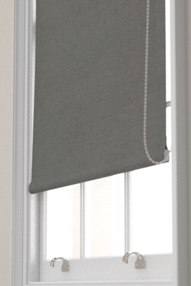 Lazio Blind - Steel - by Clarke & Clarke. Click for more details and a description.