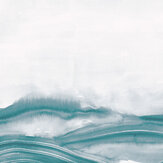 Atmospheric Haze Mural - Aqua - by Coordonne. Click for more details and a description.