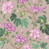 Castellane Wallpaper - Manganese - by Manuel Canovas. Click for more details and a description.