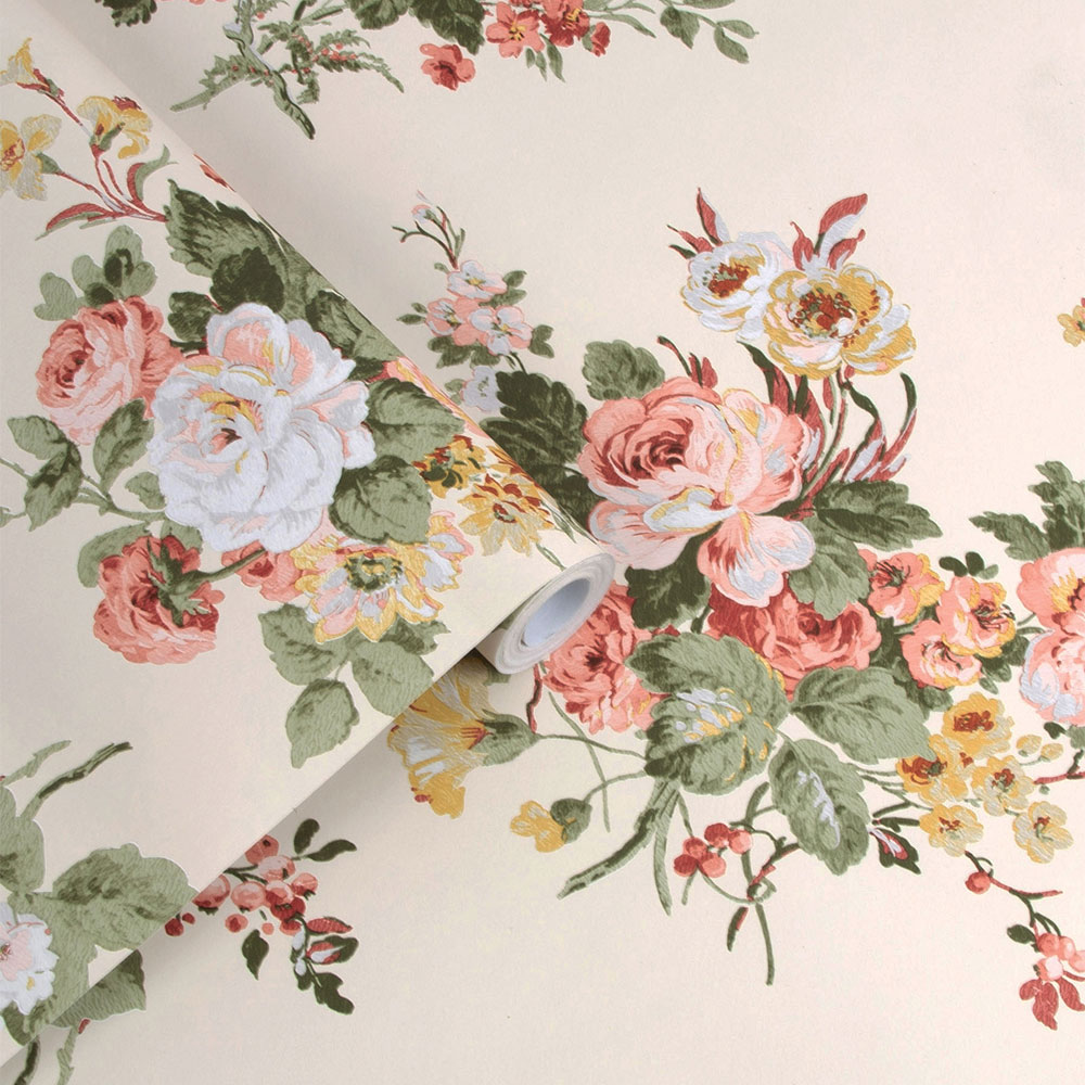 Rosemore  Wallpaper - Pale Sable - by Laura Ashley