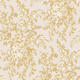 Picardie  Wallpaper - Pale Gold - by Laura Ashley. Click for more details and a description.
