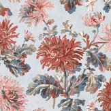 Maryam  Wallpaper - Crimson - by Laura Ashley. Click for more details and a description.