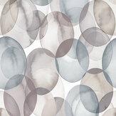 Honesty Wallpaper - Pebble - by 1838 Wallcoverings. Click for more details and a description.