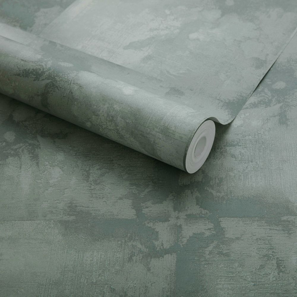 Crystalline Wallpaper - Emerald - by 1838 Wallcoverings